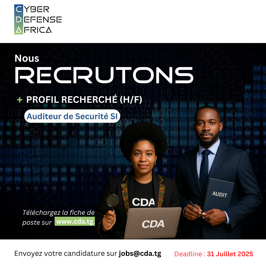CDA_Auditeur Systèmes de Sécurité Informatique
